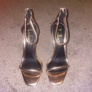 Lulus gold heels